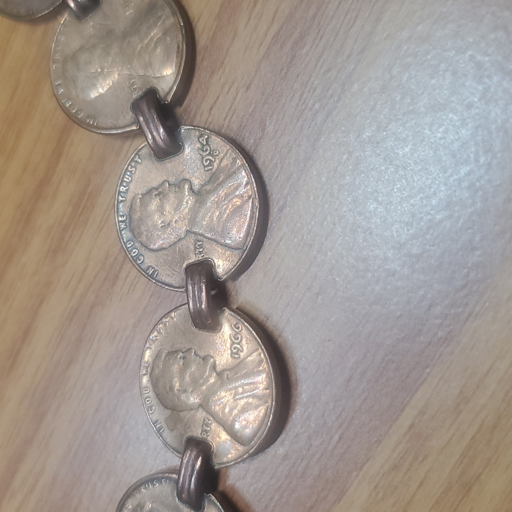 1960s-1970s Vintage Coin Bracelet - Picture 3 of 8